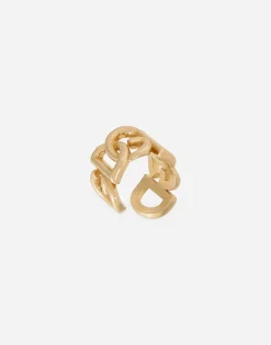 Ear cuff earrings with DG logo