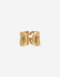 Ear cuff earrings with DG logo