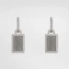 earrings with Dolce&Gabbana logo tag