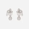 Easy Diamond earrings in white gold 18kt and diamonds pavé