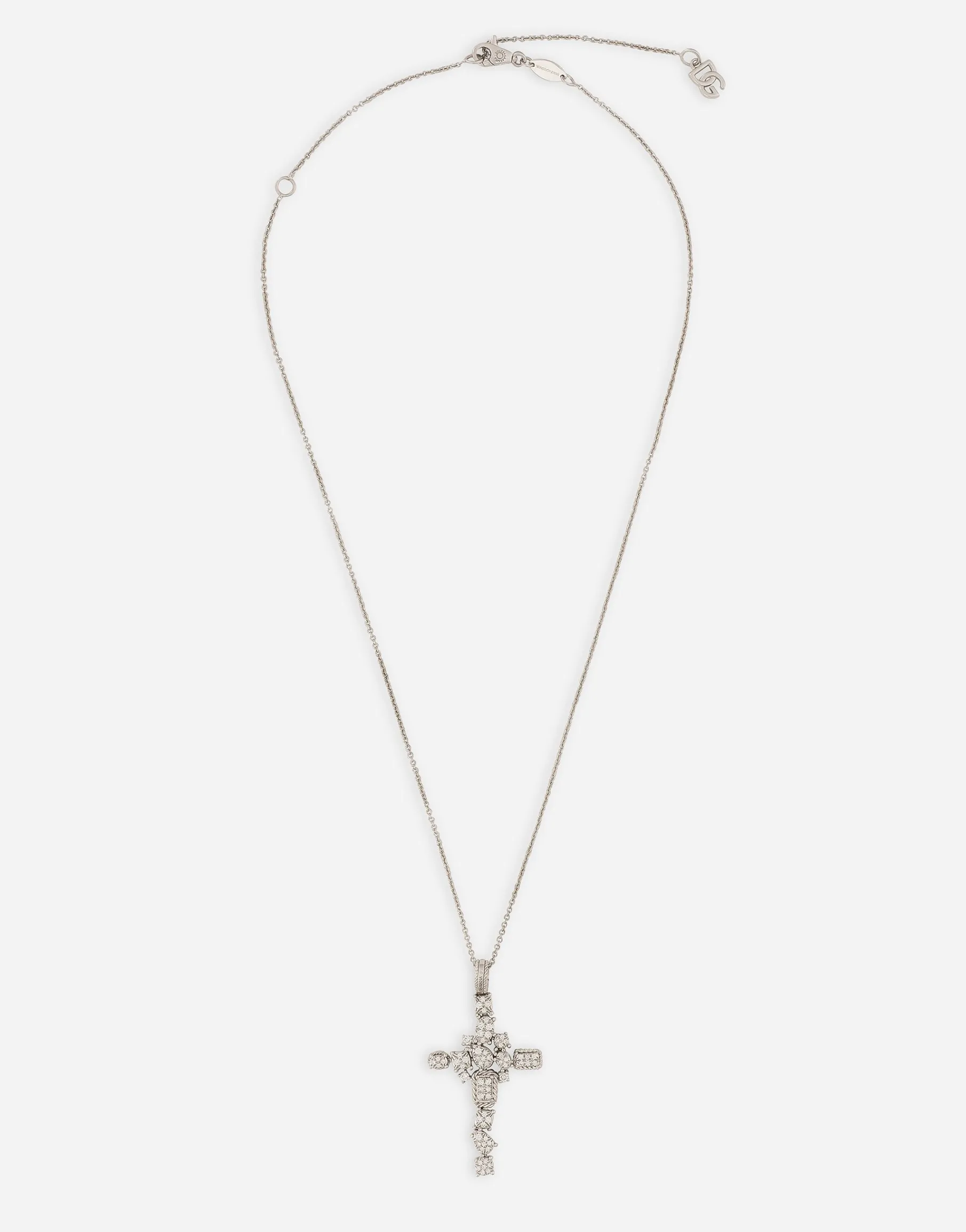 Easy Diamond earrings in white gold 18kt and diamonds pavè
