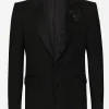 Embroidered single-breasted Sicilia-fit jacket