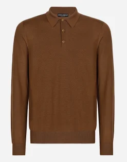 Extra-fine cashmere polo-shirt