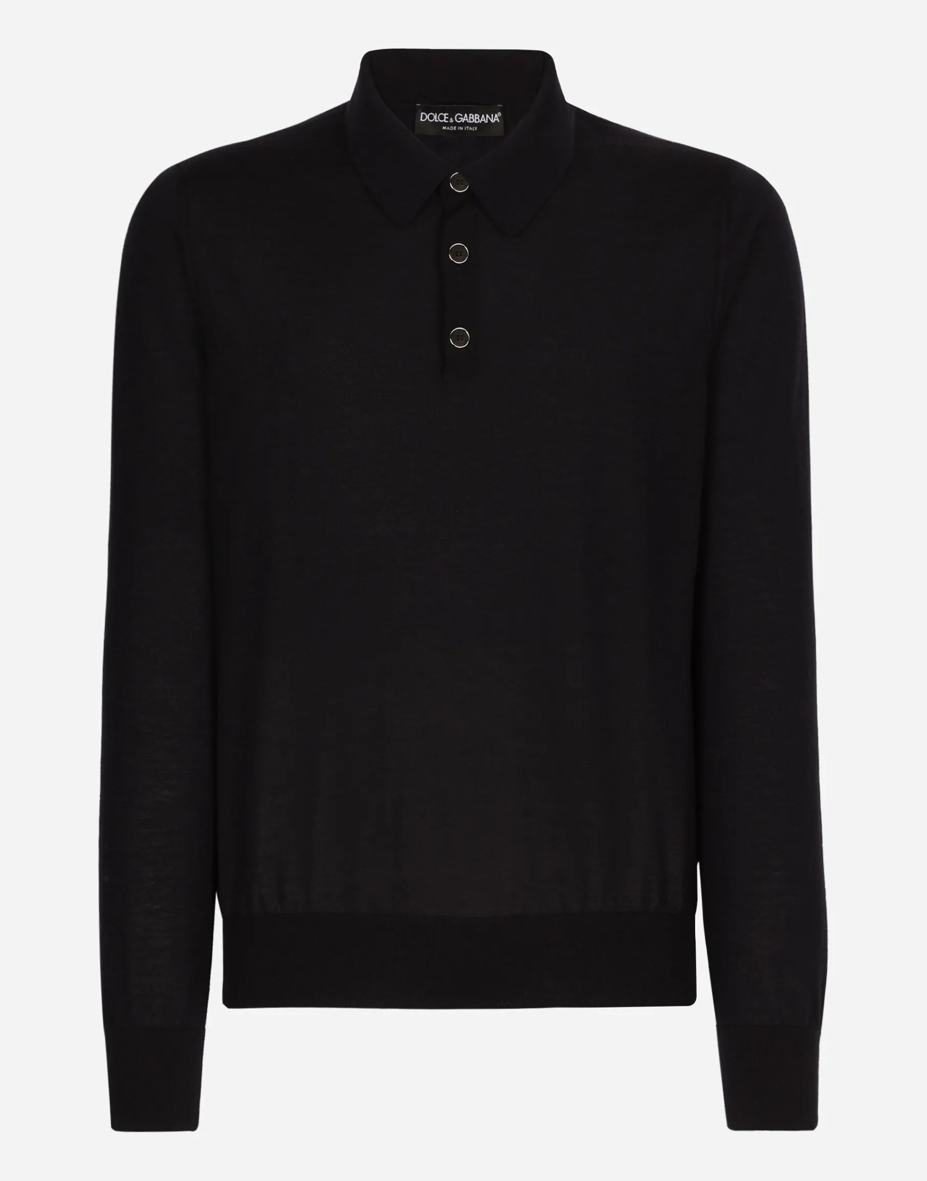 Extra-fine cashmere polo-shirt