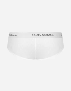 Fine-rib cotton Brando briefs