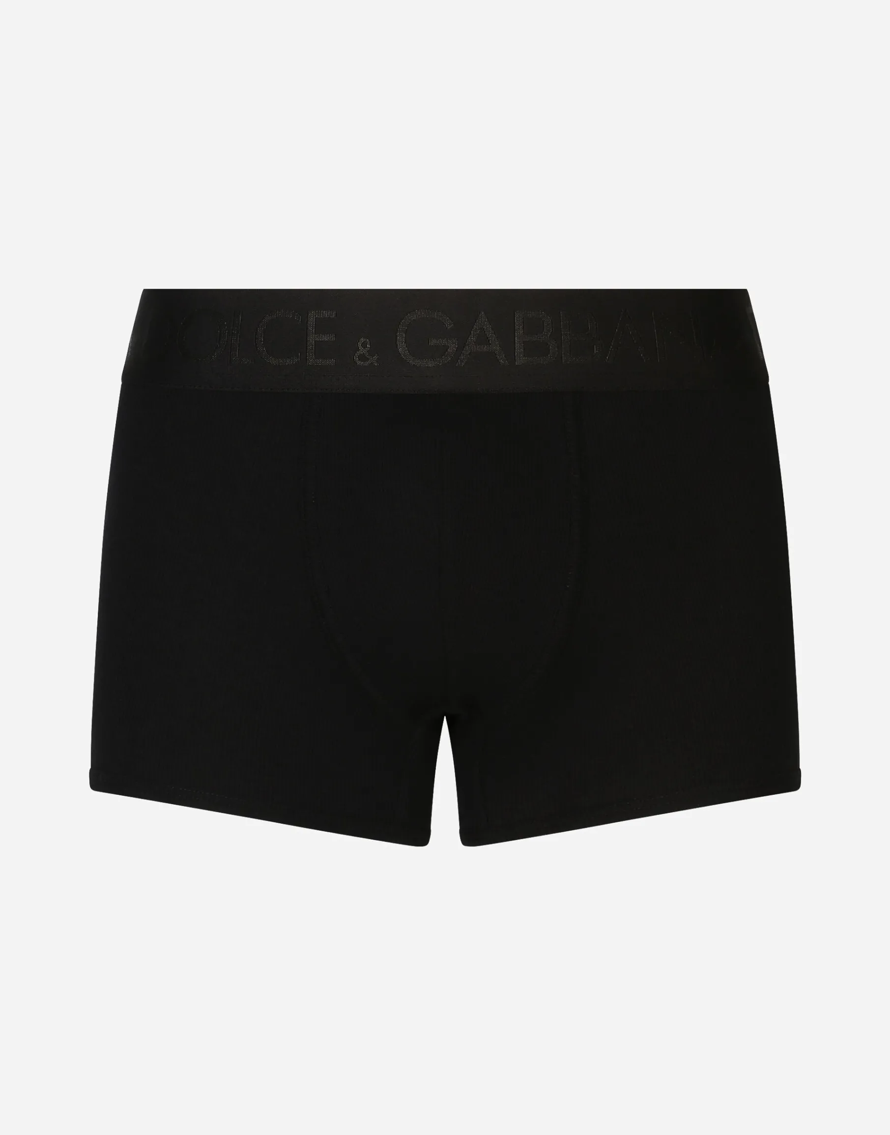 Fine-rib regular cotton boxers