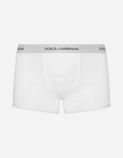 Fine-rib regular cotton boxers