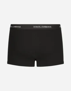 Fine-rib regular cotton boxers