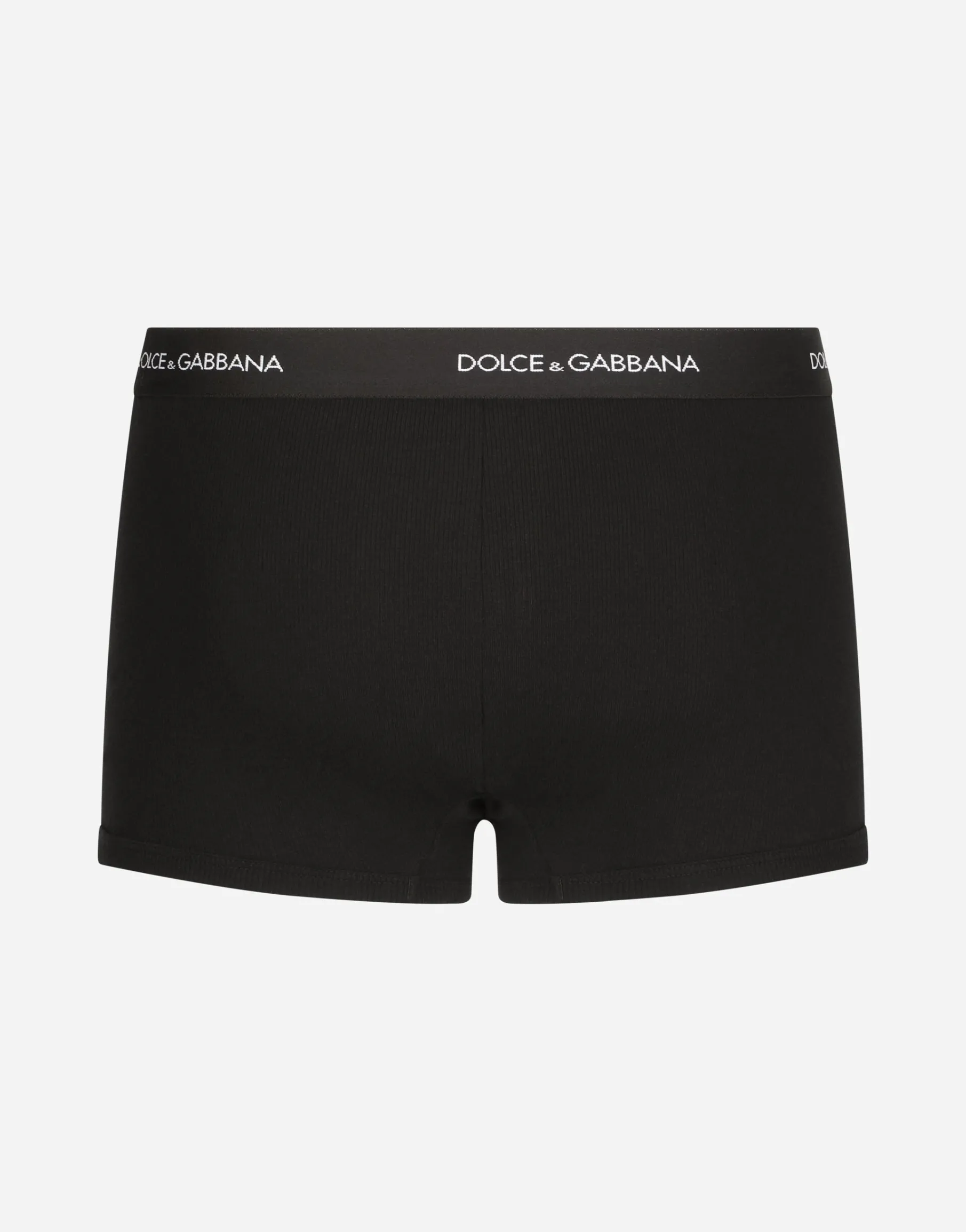 Fine-rib regular cotton boxers