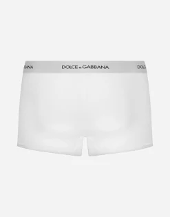 Fine-rib regular cotton boxers