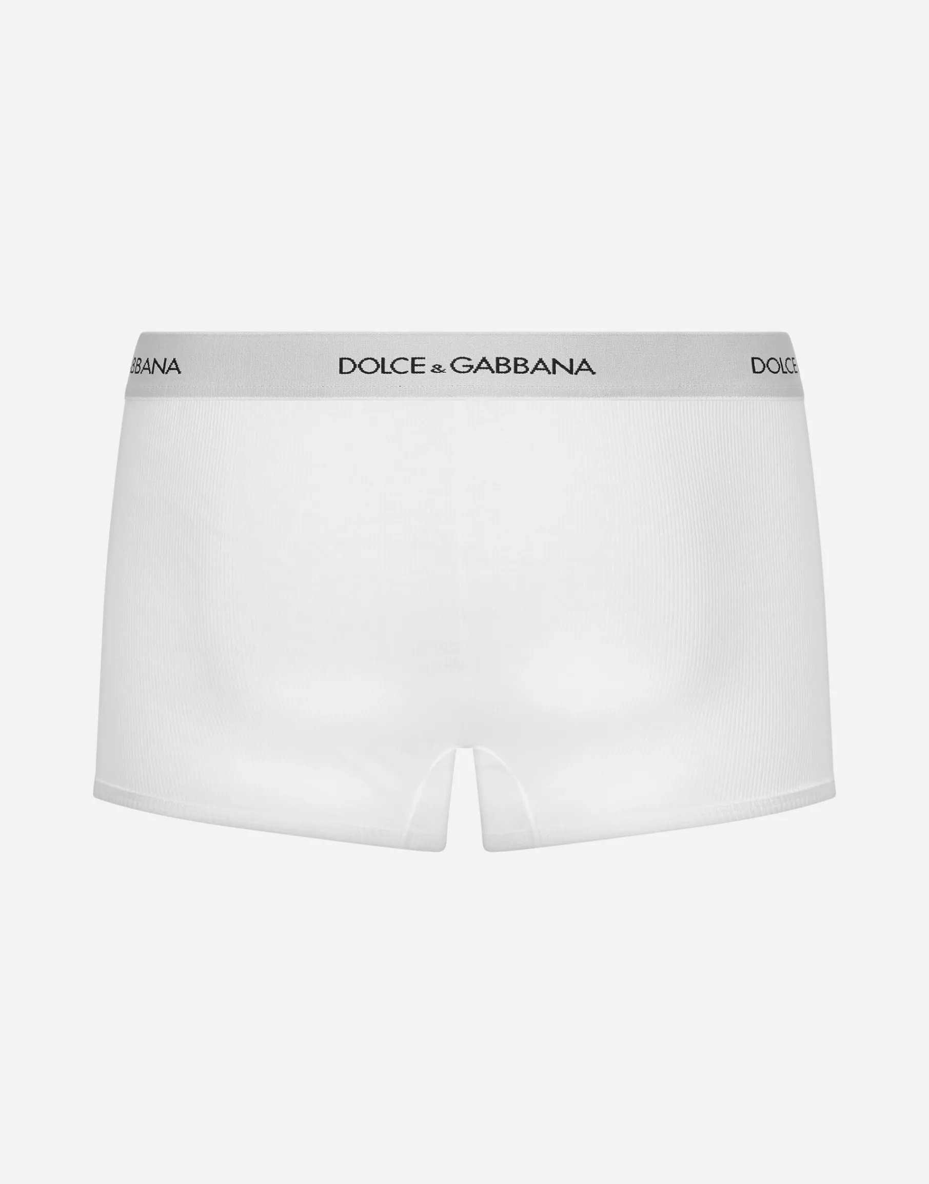 Fine-rib regular cotton boxers