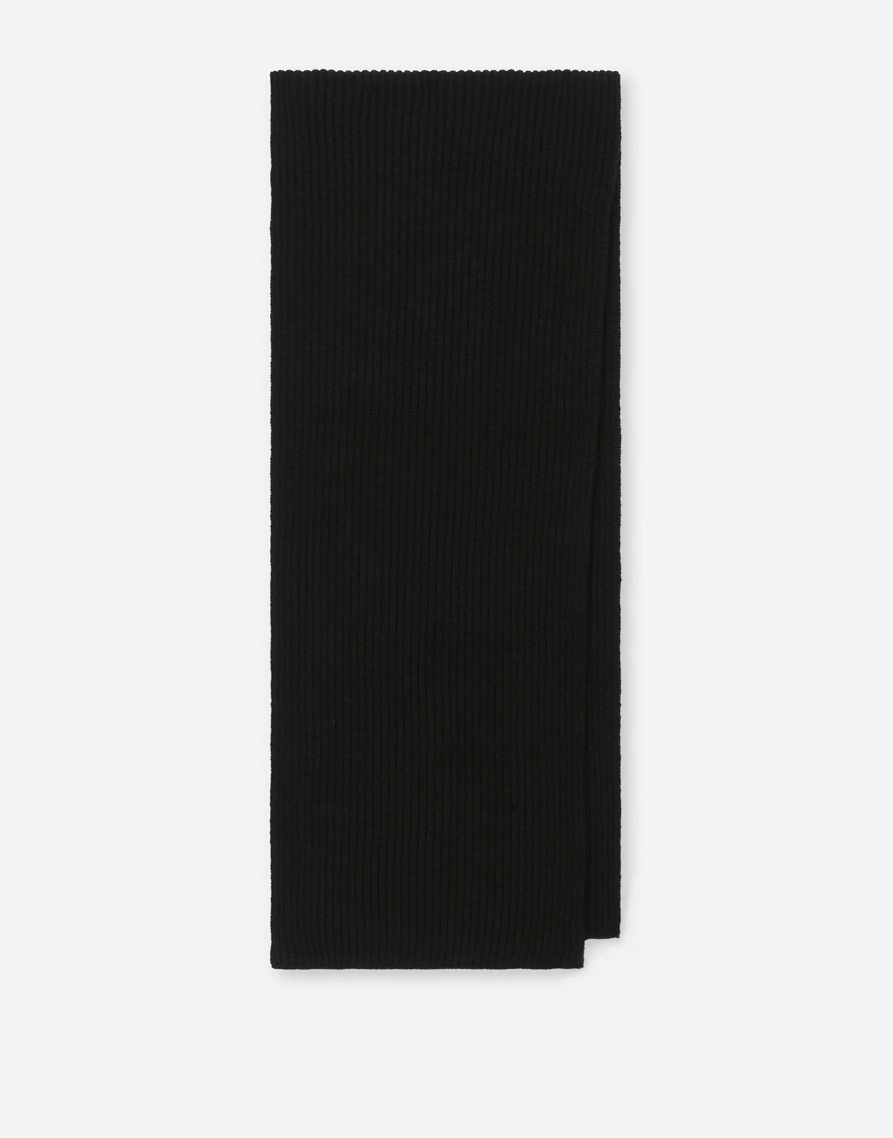 Fisherman’s rib cashmere scarf with DG logo