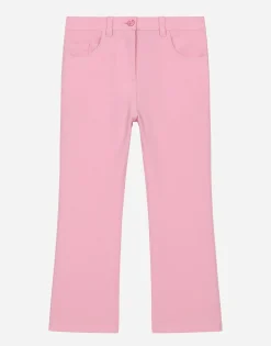 Flared cady pants with DG logo
