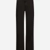 Flared denim jeans