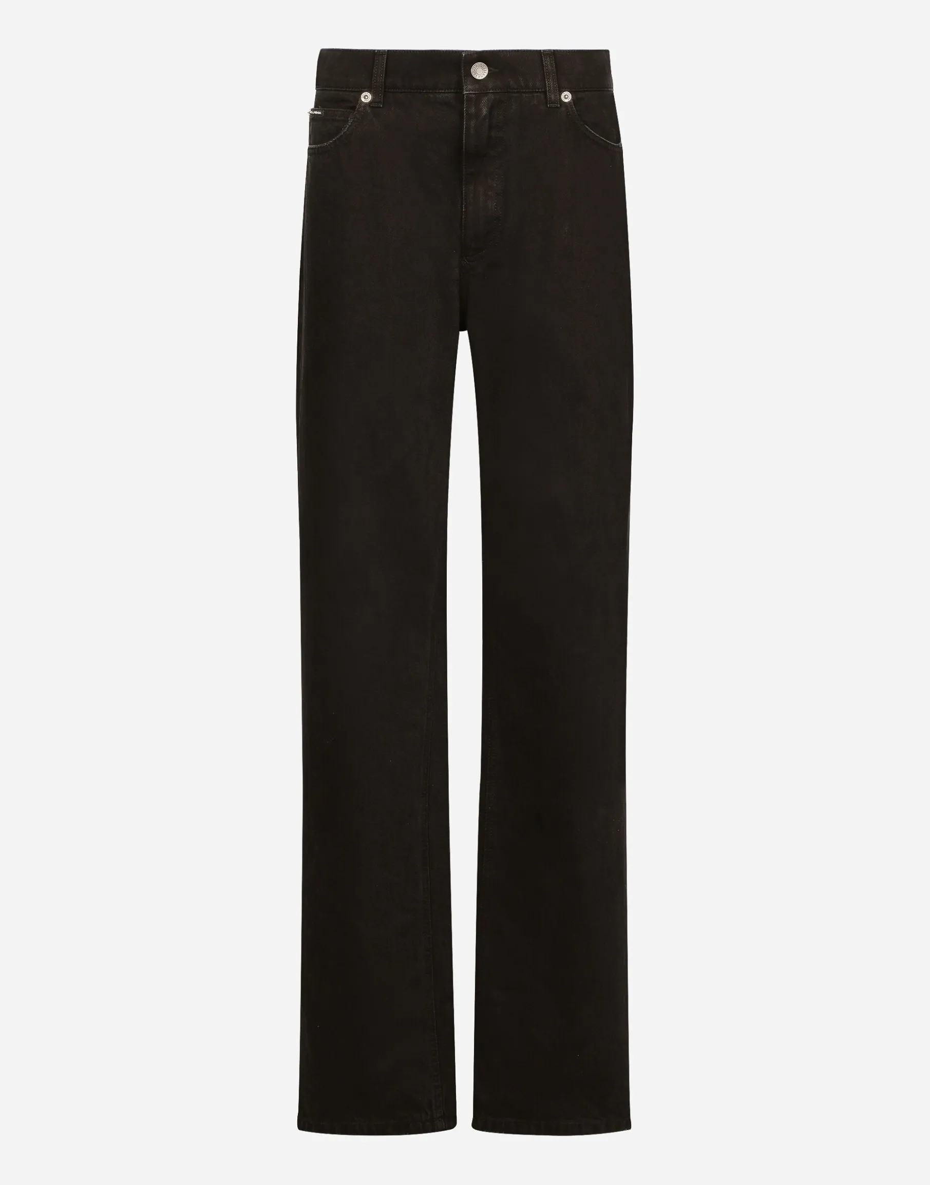 Flared denim jeans