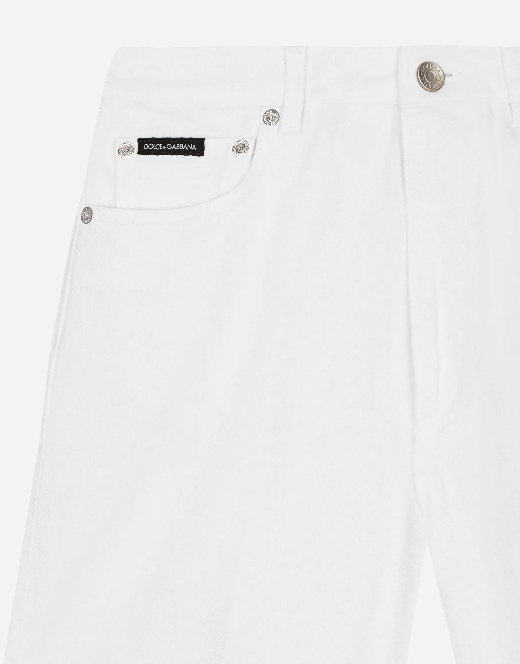 Flared denim jeans