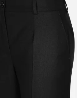 Flared wool pants
