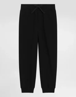 Fleece jogging pants with DG logo