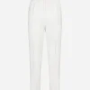 Floral brocade trousers