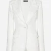 Floral brocade Turlington blazer