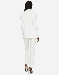 Floral brocade Turlington blazer