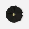 Floral cotton brooch