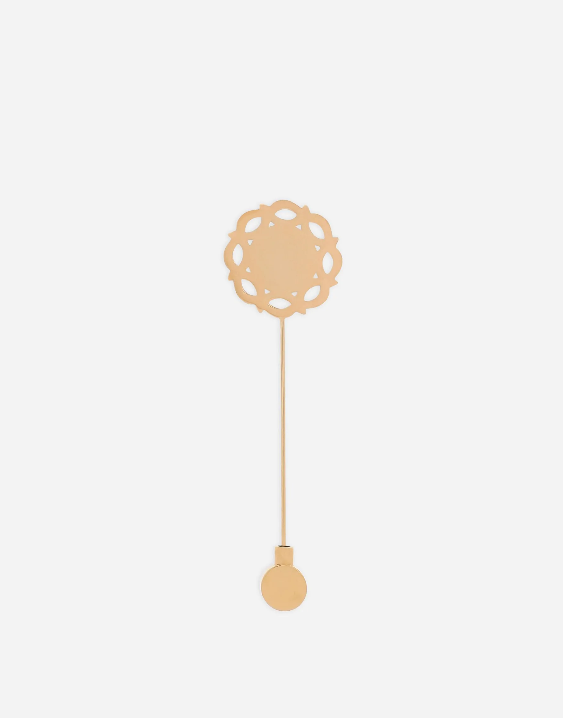 Floral enameled lapel pin