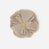 Floral poplin brooch
