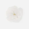 Floral silk brooch