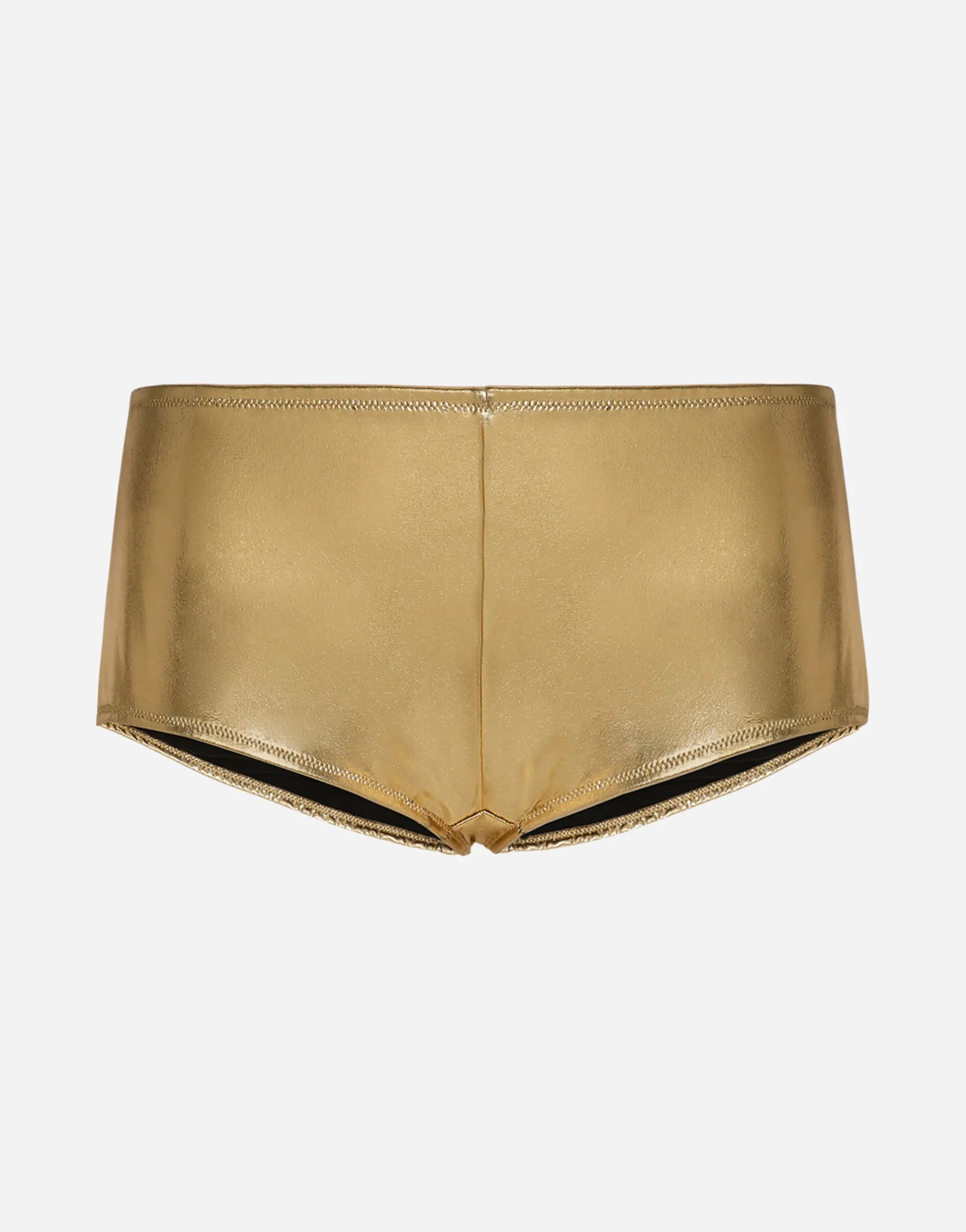 Foiled jersey low-rise panties