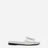 Foiled lambskin sliders