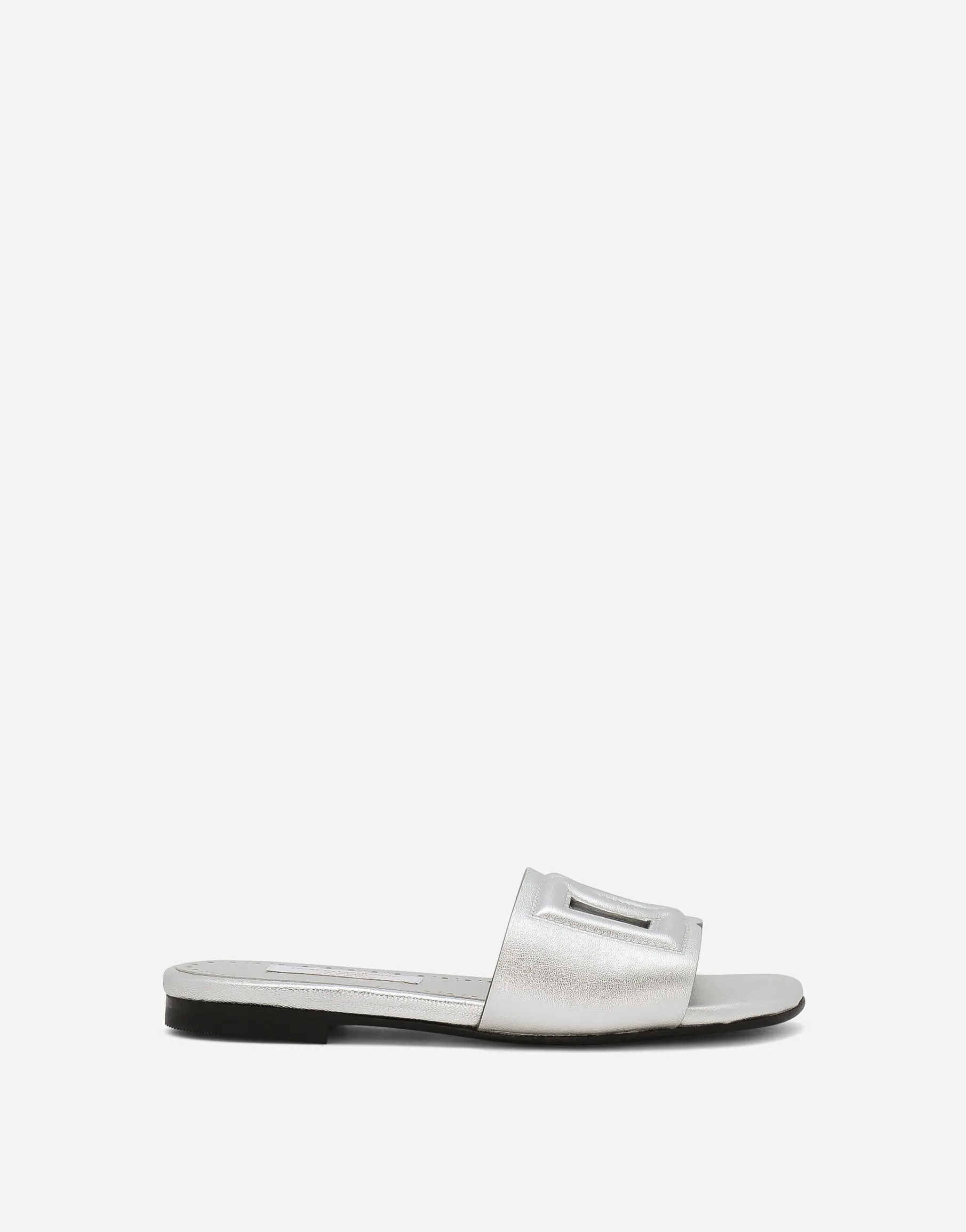 Foiled lambskin sliders