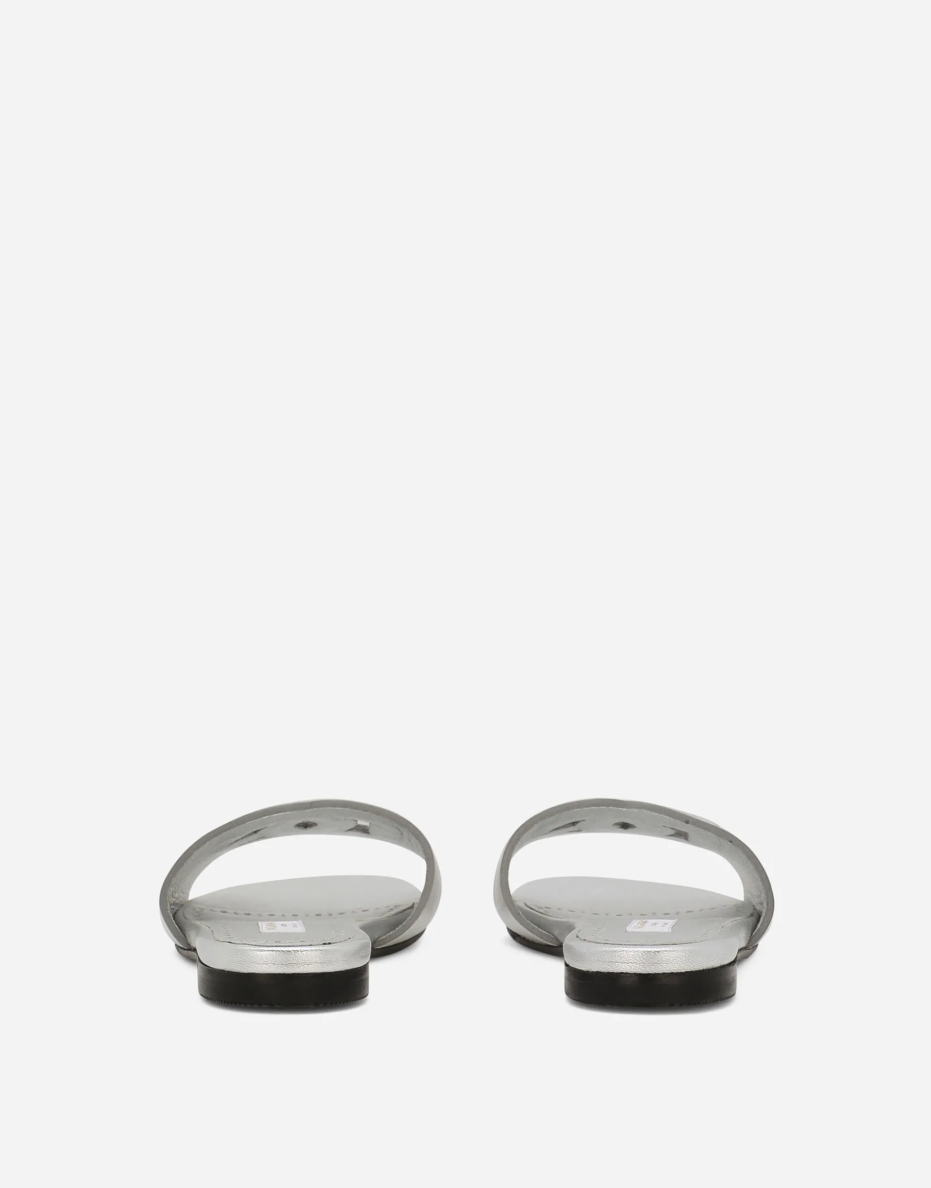 Foiled lambskin sliders