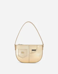 Foiled nappa leather DG Girlie handbag