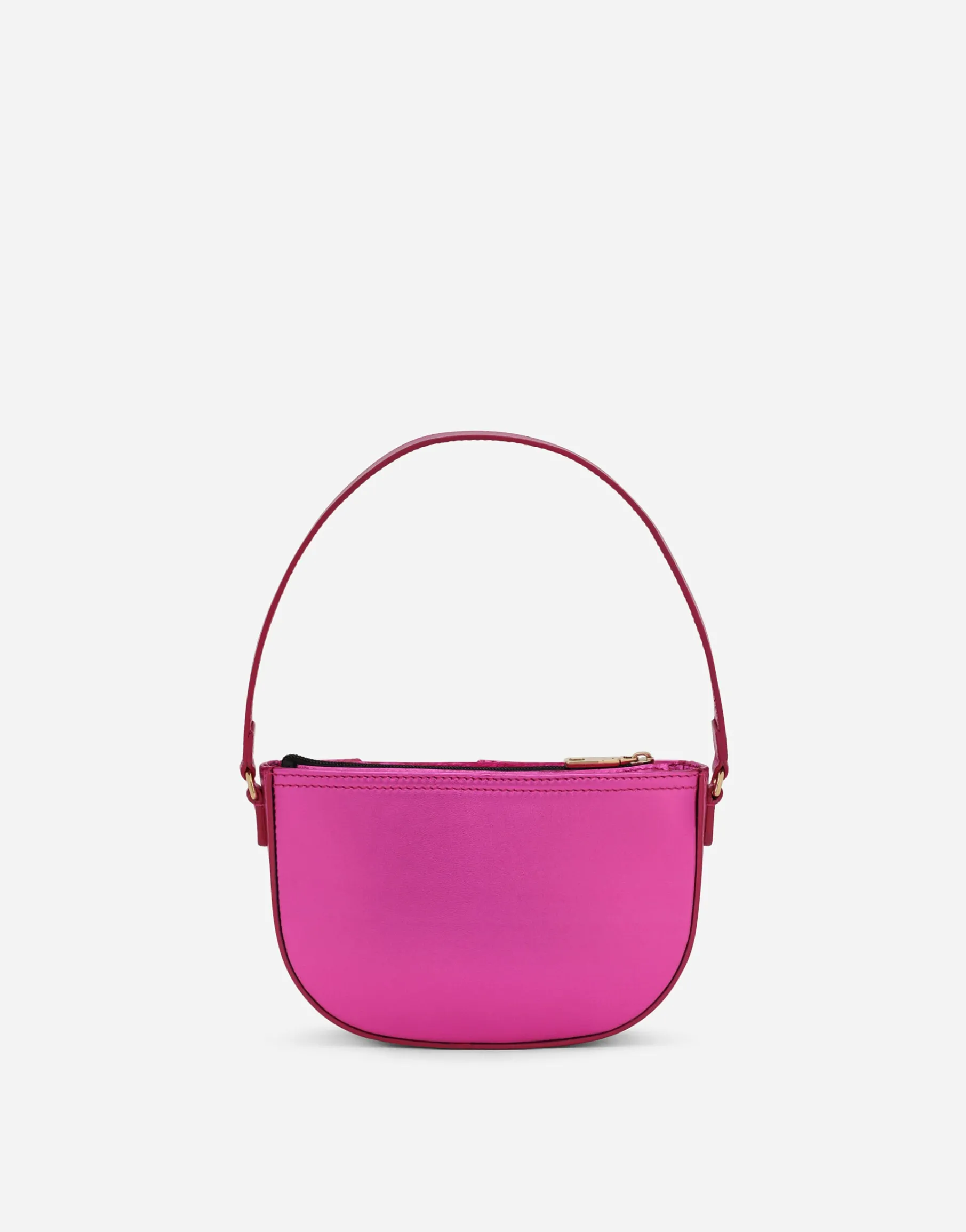 Foiled nappa leather shoulder bag