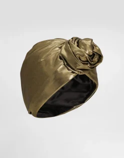 Foiled organzine turban