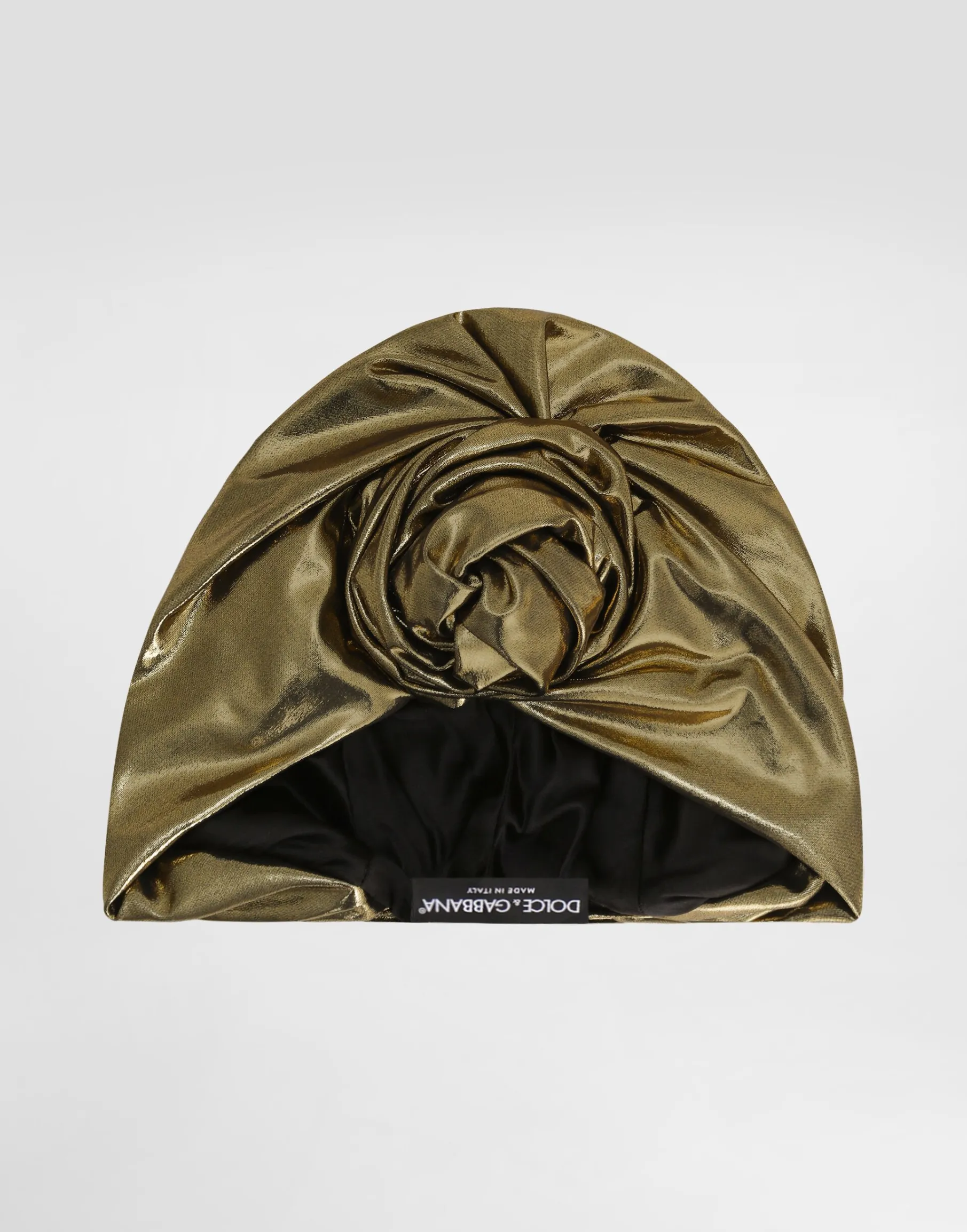 Foiled organzine turban
