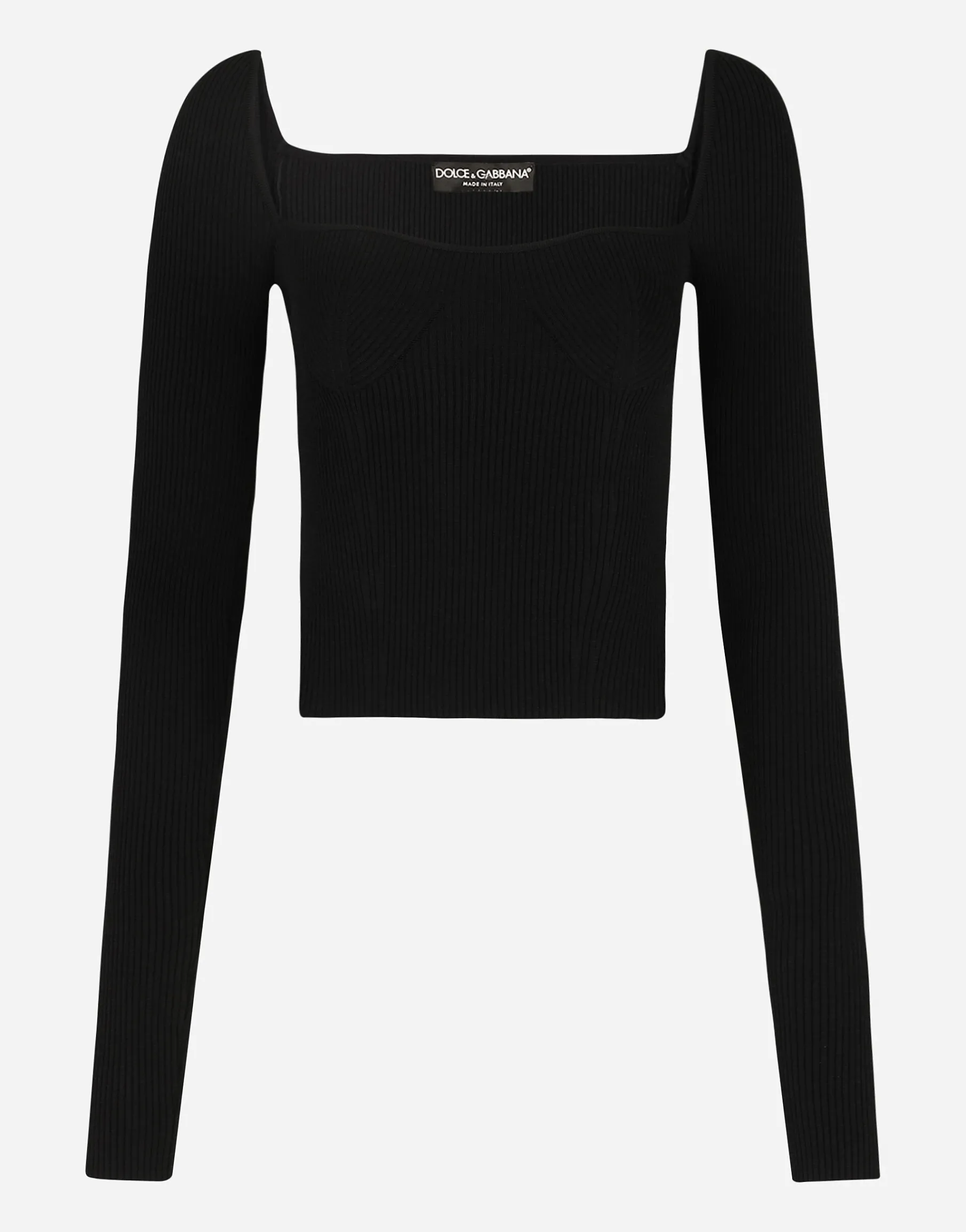 Full-fashioned viscose sweater