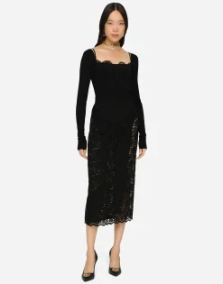 Full-fashioned viscose sweater