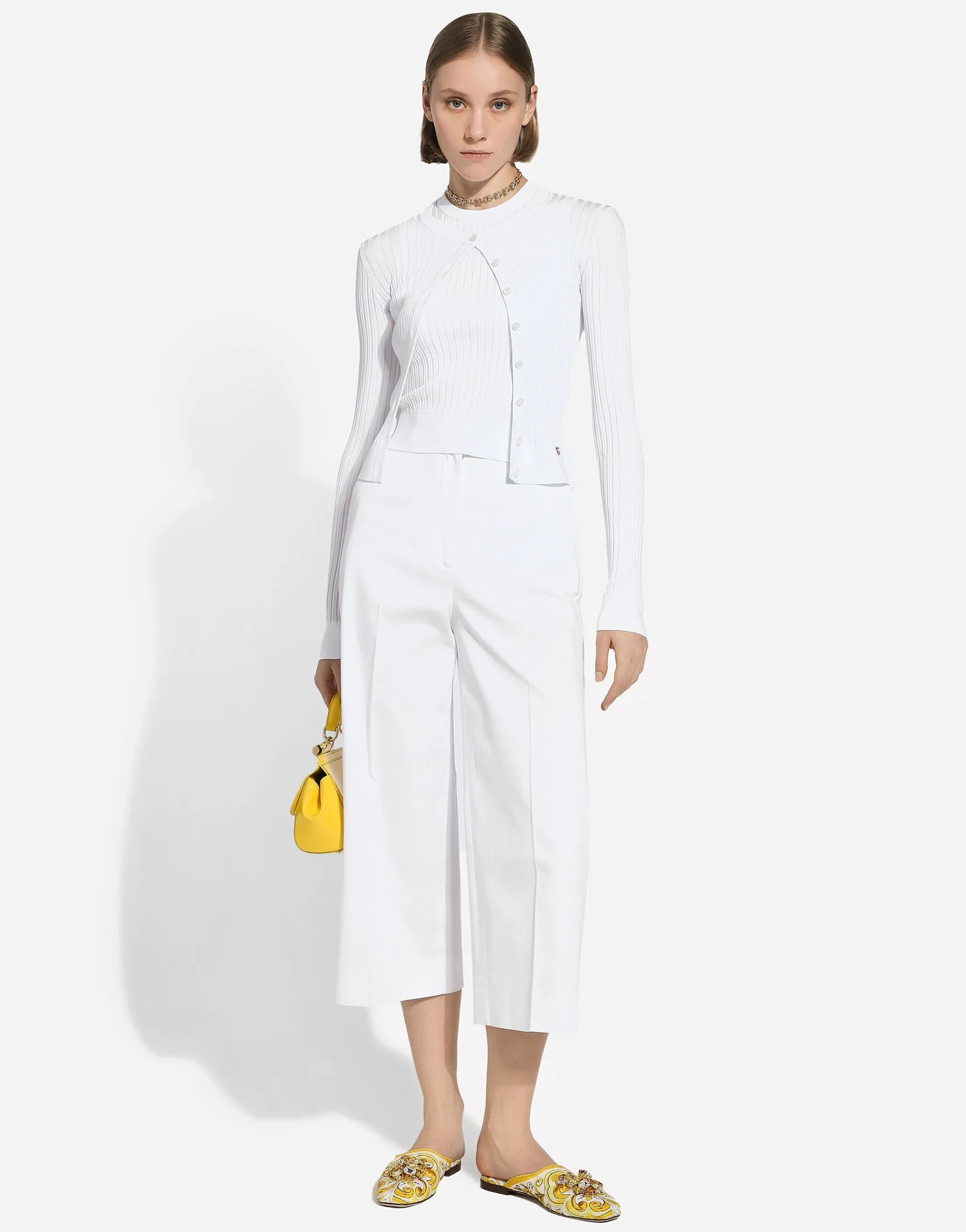 Gabardine culottes