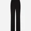 Gabardine palazzo pants