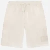 Gabardine shorts with DG logo