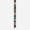 Garden-print twill headscarf (6 x 100)