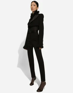 Georgette shirt with pleated cuffs and collar details