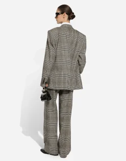 Glen plaid vest