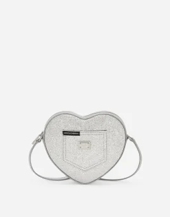 Glittery fabric DG Girlie Heart bag