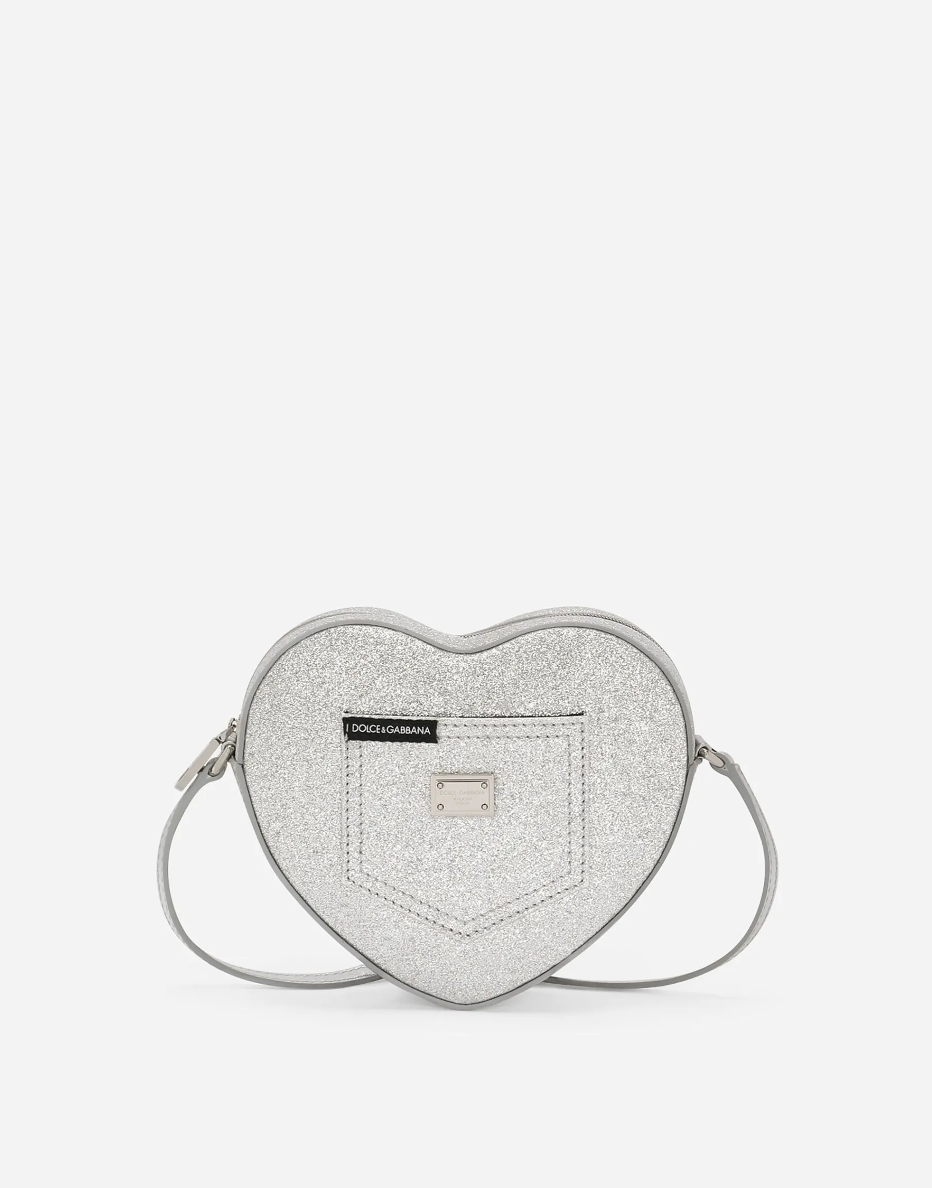 Glittery fabric DG Girlie Heart bag