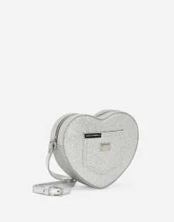 Glittery fabric DG Girlie Heart bag