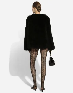 Goat hair cashmere jacket