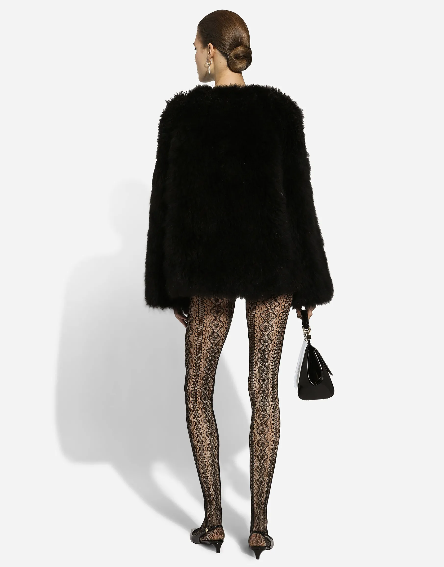 Goat hair cashmere jacket